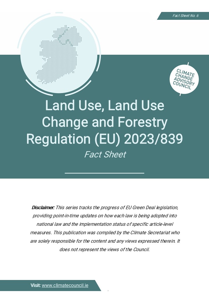 LULUCF Fact Sheet Cover